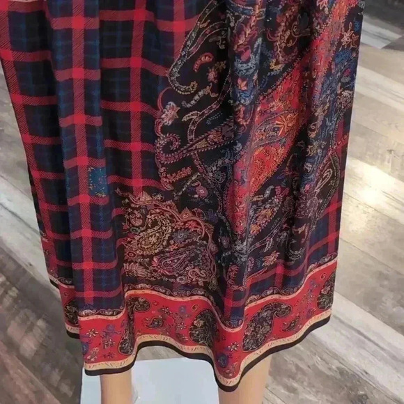 Vintage silk Neiman Marcus midi dress - Picture 6 of 12